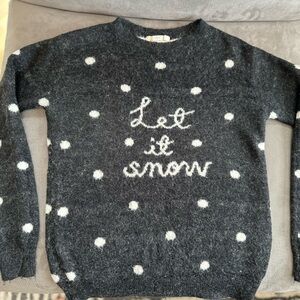 H&M Black and White Polka Dot Sweater